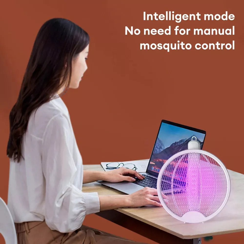 RAQUETA ELÉCTRICA COLGANTE PARA MOSQUITOS RECARGABLE