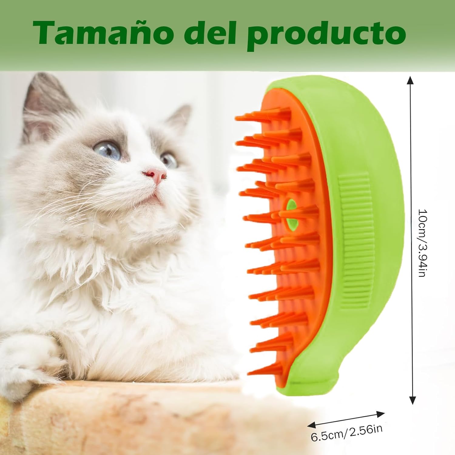 Cepillo  Vaporizador Mascotas quita pelos