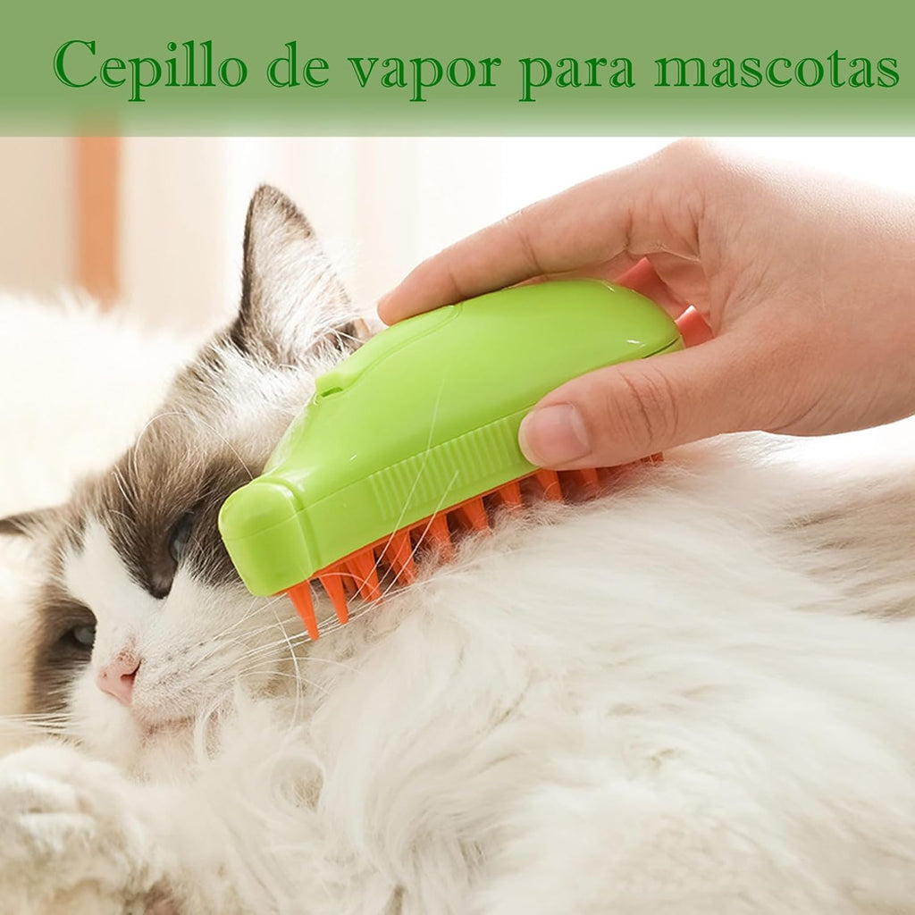 Cepillo  Vaporizador Mascotas quita pelos