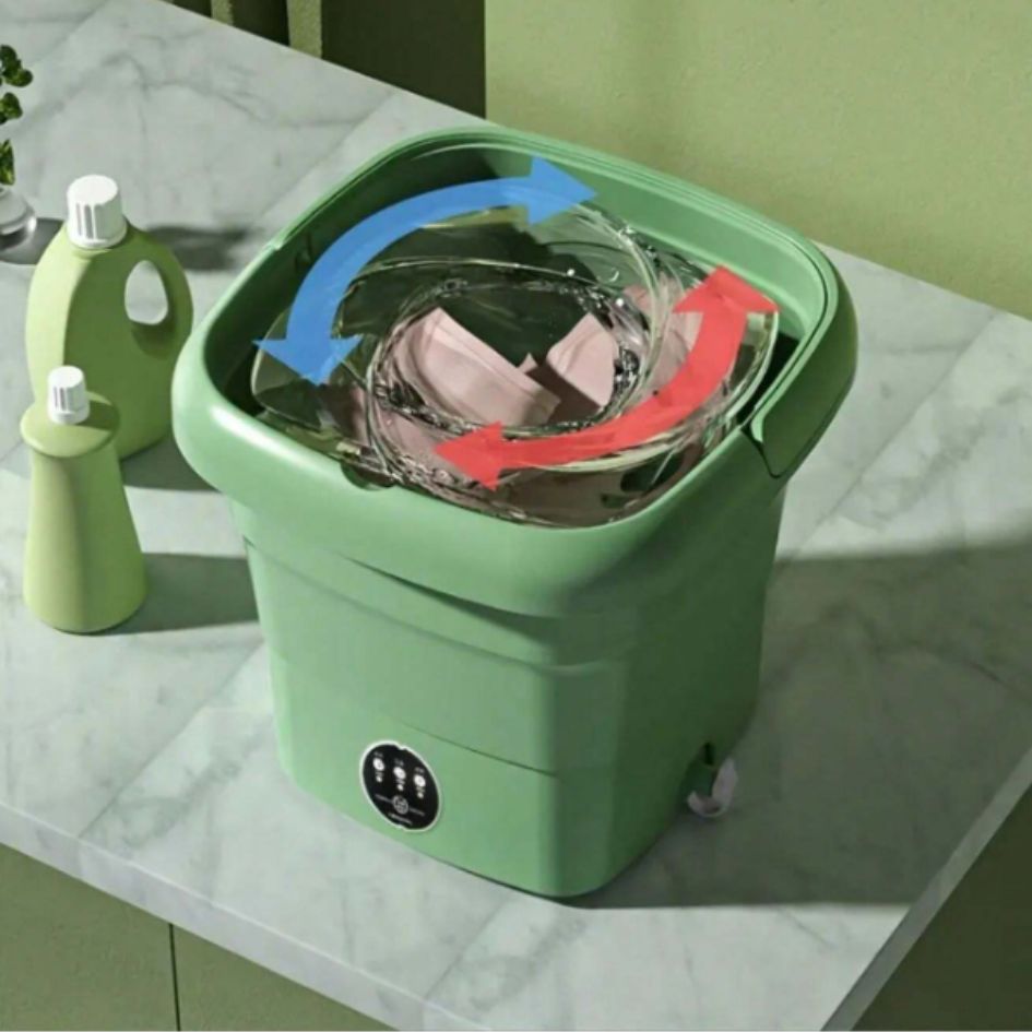 MINI LAVADORA PLEGABLE PORTÁTIL 6.7 LITROS