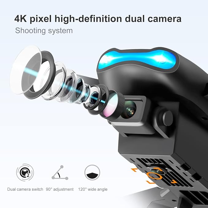 DRON DOBLE CÁMARA ULTRA HD DUAL PRO MAX